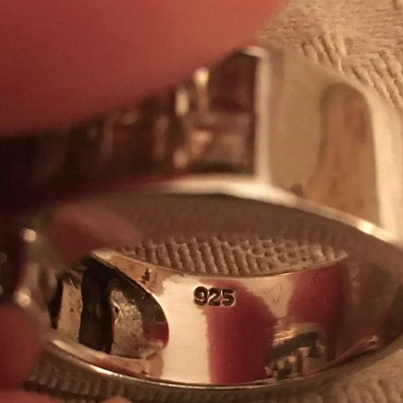 925 Sterling Silver Pink and Clear 925 Ring 🤩 - Picture 7 of 9